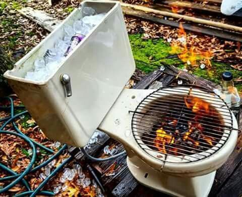 toilet barbecue